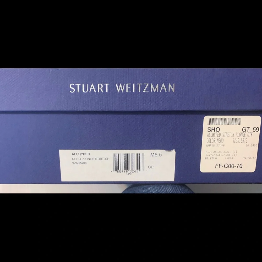 NWT Stuart Weitzman Allhyped Stretch Leather Boots